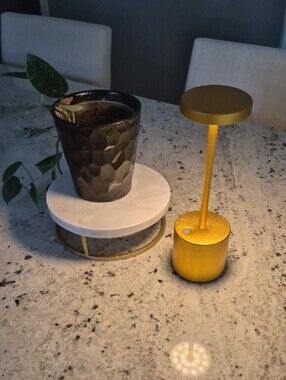 LED Table Lamp - Gold Finish